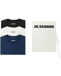 Jil Sander - Logo-Patch T-Shirt (Pack Of Three) - Lyst