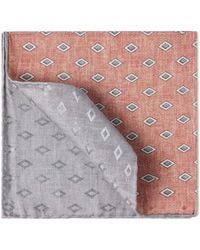 Brunello Cucinelli - Diamond-Print Silk Pocket Square - Lyst