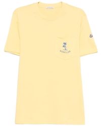 Moncler - Palm Tree Pocket T-Shirt - Lyst