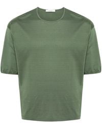 Lemaire - Drop-shoulder Cotton T-shirt - Lyst