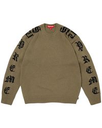Supreme - Pull Old English À Col Rond - Lyst