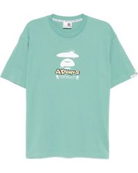 Aape By A Bathing Ape - T-Shirt Met Logoprint - Lyst