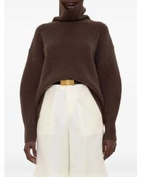 arch4 - Turtleneck Balloon-Sleeve Sweater - Lyst