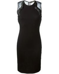 Roberto Cavalli - Back Lace Panel Dress - Lyst
