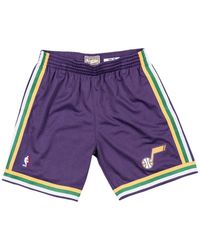Mitchell & Ness - Road Swingman Nba Jazz 91-92 Shorts - Lyst