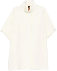 GLOX - High-Neck Panelled Jacket - Lyst