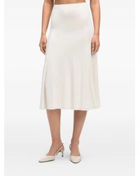Calvin Klein - Gonna Midi Svasata - Lyst