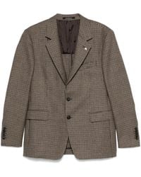Tagliatore - ハウンドトゥース ジャケット - Lyst