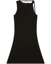 Courreges - Minikleid Mit Riemen - Lyst