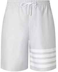 Thom Browne - Short De Rugby Oxford À 4 Bandes Signature - Lyst
