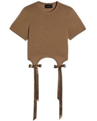 Simone Rocha - Bow Tail Easy T-Shirt - Lyst