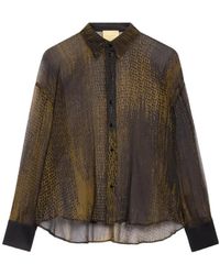 Momoní - Freya Printed Silk Shirt - Lyst