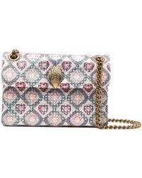 Kurt Geiger - Mni Kensington Heart Embellished Shoulder Bag - Lyst