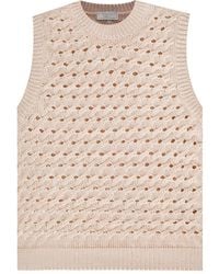 Peserico - Open-Knit Vest - Lyst