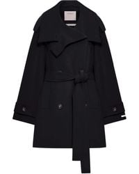 Sportmax - Belted wool coat - Lyst
