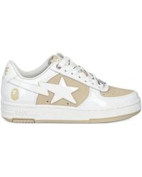 A Bathing Ape - Bape Sta #6 L Logo Sneakers - Lyst