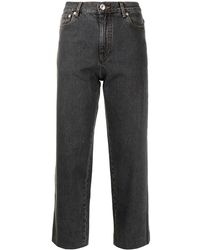 A.P.C. - High-Rise Cropped Jeans - Lyst