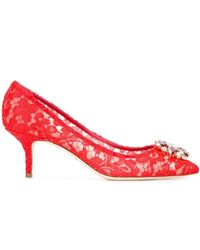 Dolce & Gabbana - With Heel Red - Lyst
