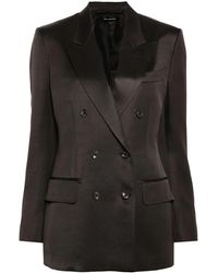 Tom Ford - Double-Breasted Blazer - Lyst