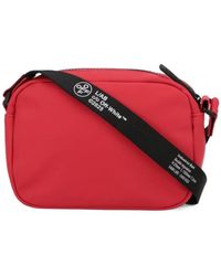 LAB C.O. OFF WHITE - Avenue Logo-Print Crossbody Bag - Lyst