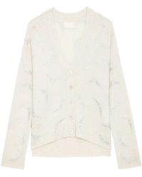 Zadig & Voltaire - Mirka Strass Wings Cardigan - Lyst