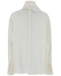 Carven - Orchid High-Neck Shirt - Lyst