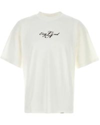 Represent - White Cotton T-shirt - Lyst
