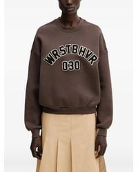 WRSTBHVR - Sudadera Matteo Con Parche Del Logo - Lyst