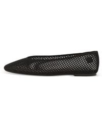 Calvin Klein - Liliana Mesh-Knit Ballet Flats - Lyst