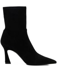 Stuart Weitzman - Vinnie Sculptural Ankle Boots - Lyst