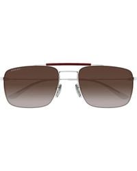 Gucci - Lunettes De Soleil À Monture Géométrique - Lyst