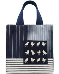 Biyan - Striped tote bag - Lyst