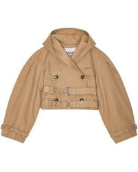 Ganni - Hooded Jacket - Lyst