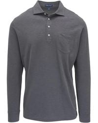 Peter Millar - Long-Sleeved Pocket Polo Shirt - Lyst