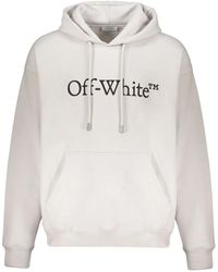 Off-White c/o Virgil Abloh - Big Bookish Skate Logo Hoodie - Lyst