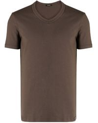 Tom Ford - V-neck Short-sleeve T-shirt - Lyst