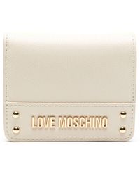 Love Moschino - Logo-plaque Bi-fold Wallet - Lyst