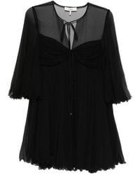 Chloé - Silk Mini Dress - Lyst