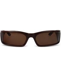 Balenciaga - Rectangle Logo Sunglasses - Lyst