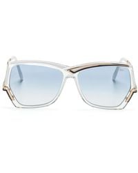 Cazal - Mod 178/3 Geometric-Frame Sunglasses - Lyst