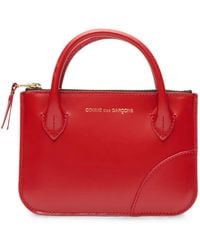 Comme des Garçons - Handles Leather Clutch Mini Bag - Lyst