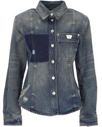 MISBHV - Denim Blouse - Lyst