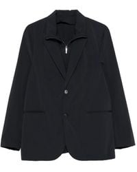 Emporio Armani - Layered-Effect Notched-Lapel Blazer - Lyst