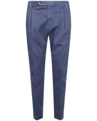 Berwich - Pleated-Detail Cuffed-Hem Trousers - Lyst