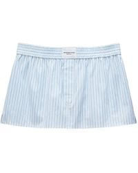 Alexander Wang - Striped Boxer Skort - Lyst