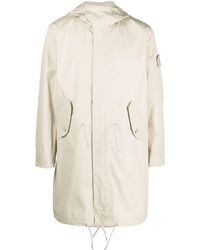 Stone Island - Compass-patch Long-sleeved Coat - Lyst