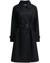 Herno - Double-Breasted Belted Coat - Lyst