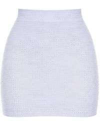 Alex Perry - Embellished Mini Skirt - Lyst