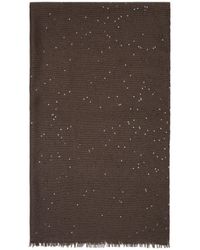 Brunello Cucinelli - Schal Mit Pailletten - Lyst