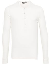 Tom Ford - Fine-Ribbed Long-Sleeve T-Shirt - Lyst
